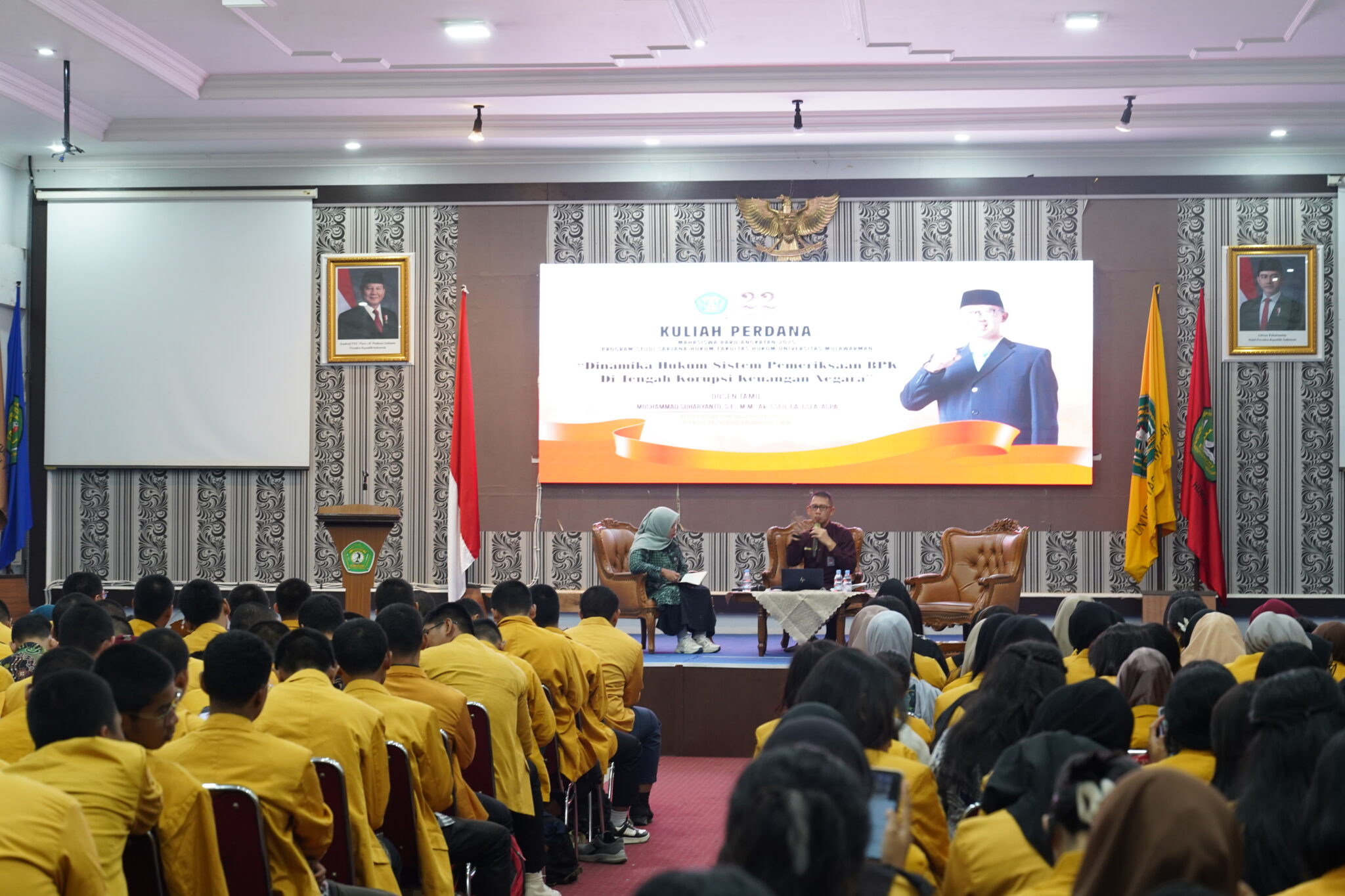 Kepala BPK Perwakilan Kaltim Jadi Narasumber Kuliah Tamu FH Unmul