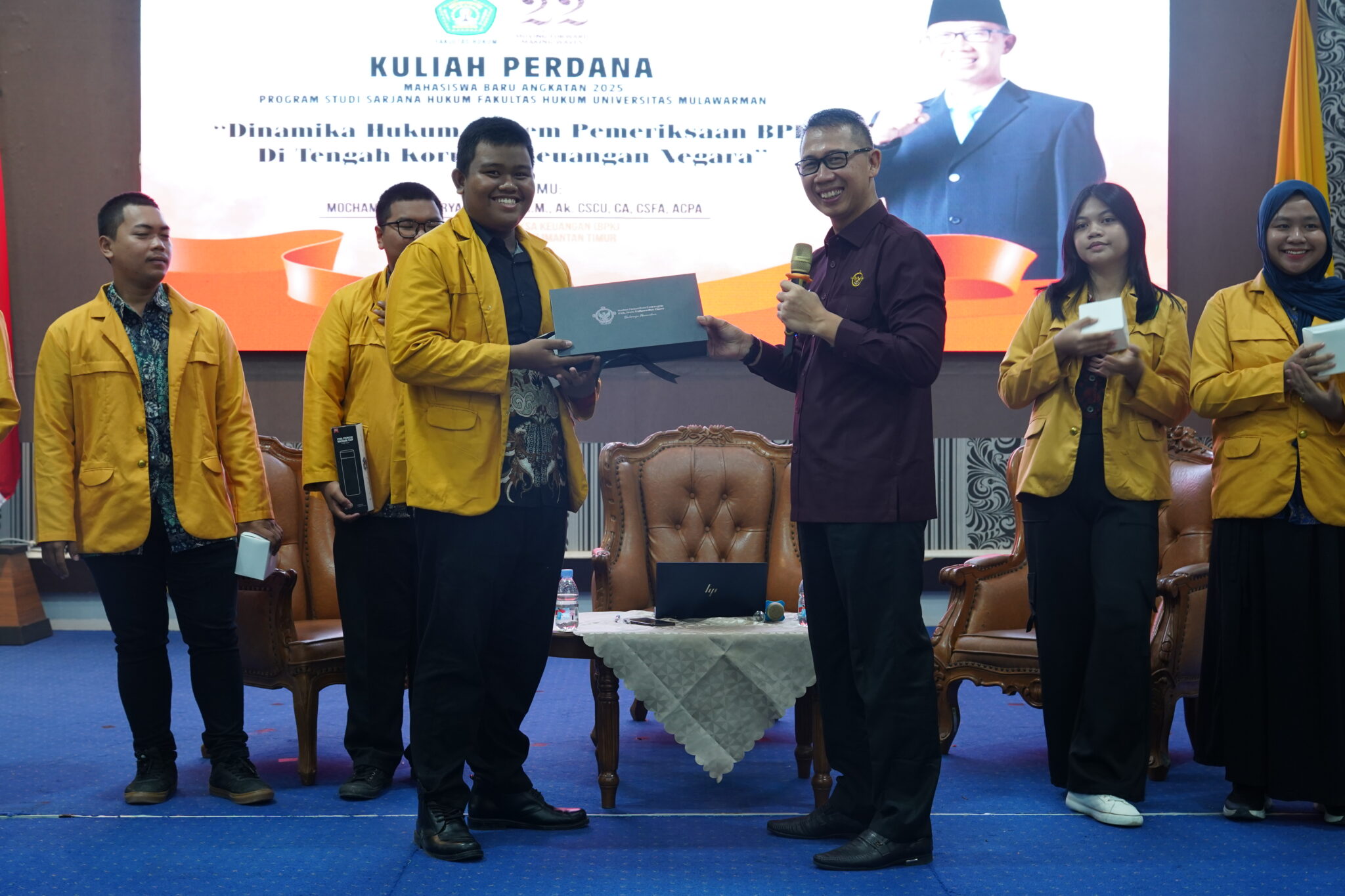 Kepala BPK Perwakilan Kaltim Jadi Narasumber Kuliah Tamu FH Unmul